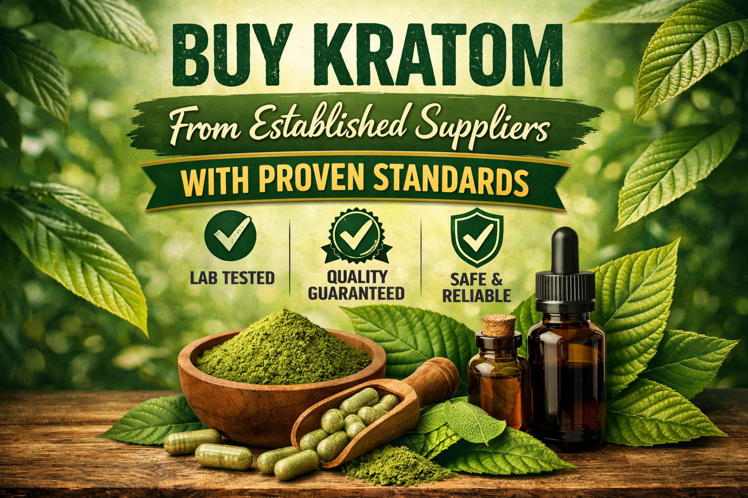 Buy Kratom From Established Suppliers With Proven Standards