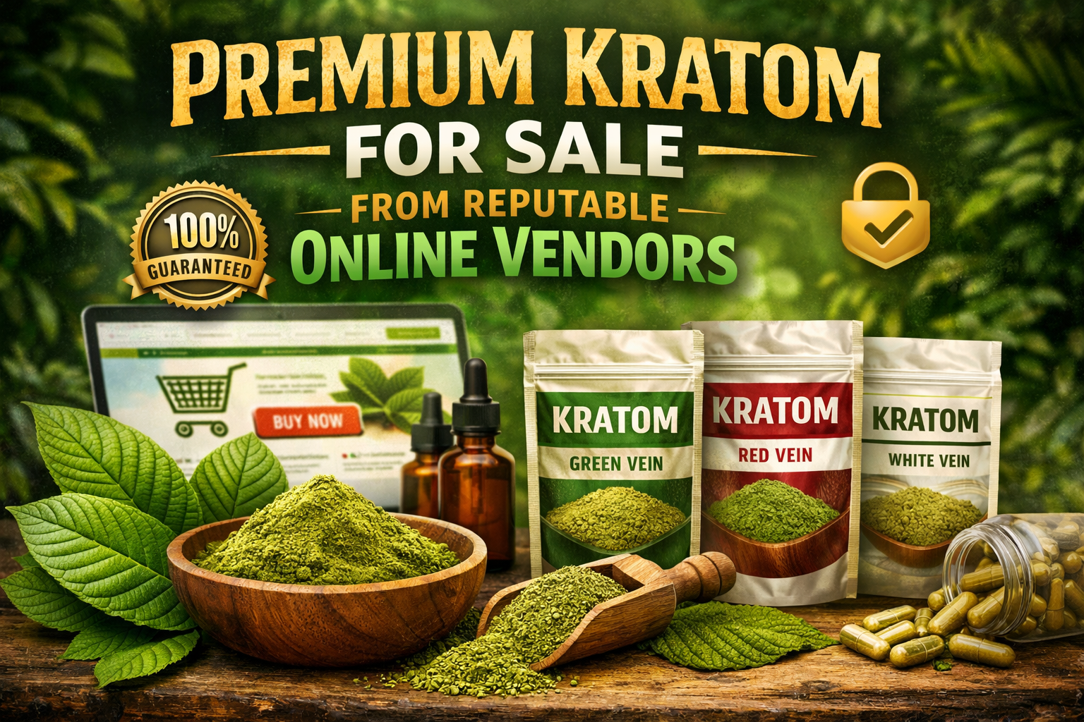 Premium Kratom For Sale From Reputable Online Vendors